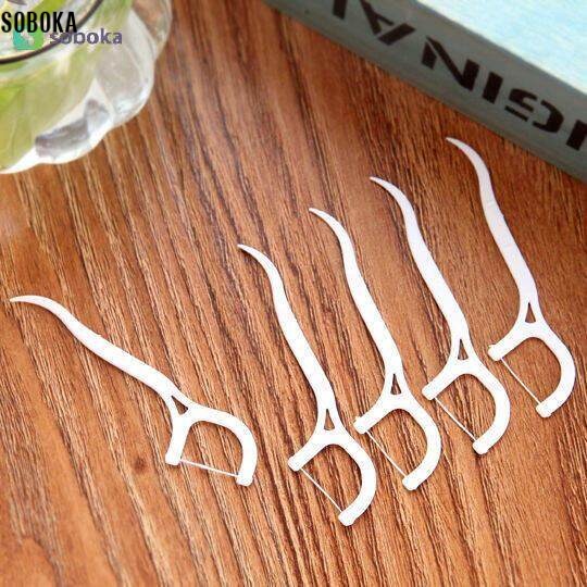 Soboka hộp đựng chỉ nha khoa, hộp đựng chỉ nha khoa tiện mang theo, hộp chỉ nha khoa du lịch đi công tác, hộp tăm tự động bật ra, sáng tạo