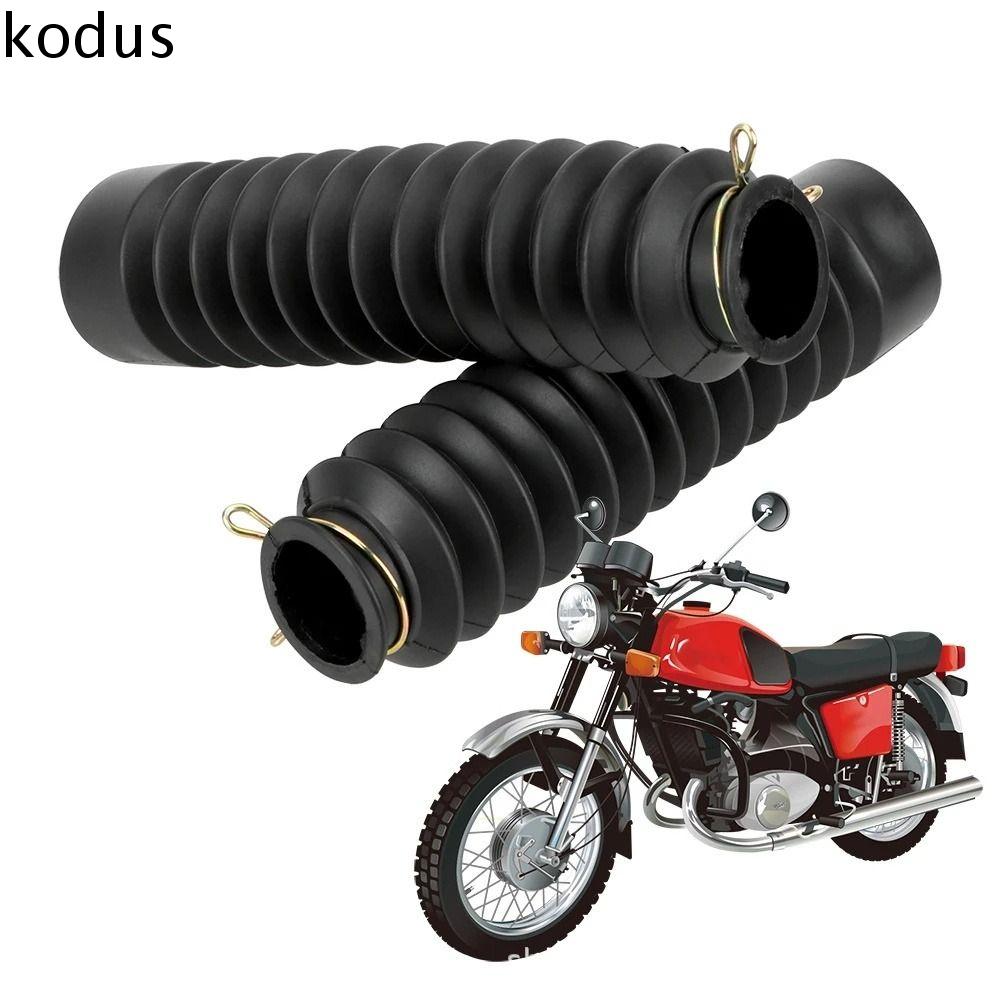 KODUS 2 cái Phổ thông Xe máy Tấm che bụi Xe đạp địa hình Bảo vệ Chống Sốc Bọc phuộc trước Bảo vệ xe máy Bảo vệ phuộc trước Bộ Giảm Xóc Phuộc trước