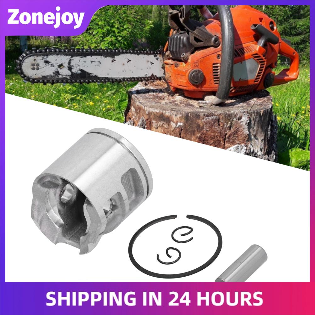 Zonejoy Bộ phận sửa chữa cao 545 550XP Piston Bộ pít-tông hợp kim nhôm silicon có vòng - Bộ thay thế bộ pít-tông cho cưa xích 545 550XP 43mm 577 04 70-02 Bộ phận chuyển động tuyến tính