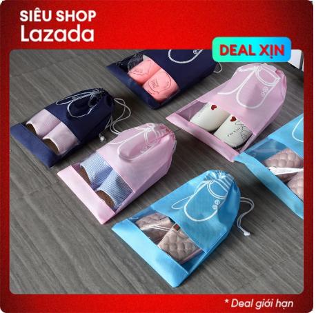 Túi đựng giày dép dây rút, chống thấm nước, chống bụi