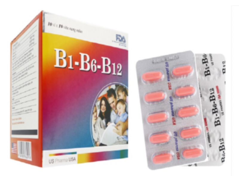 Vitamin 3B B1-B6-B12 Hộp 100 viên USP - Châu Ngân