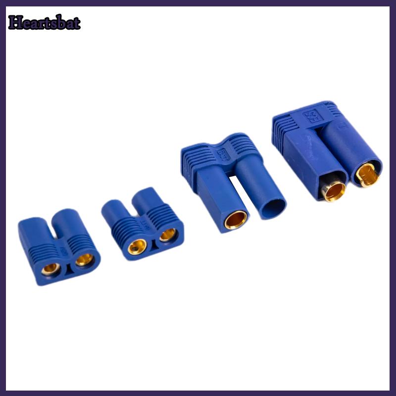 [Heartsbat] 1 Bộ phích cắm ec3 ec5 Đầu nối chuyển đổi sạc Pin Lipo RC 5mm100a cho bộ phận điều khiển từ xa