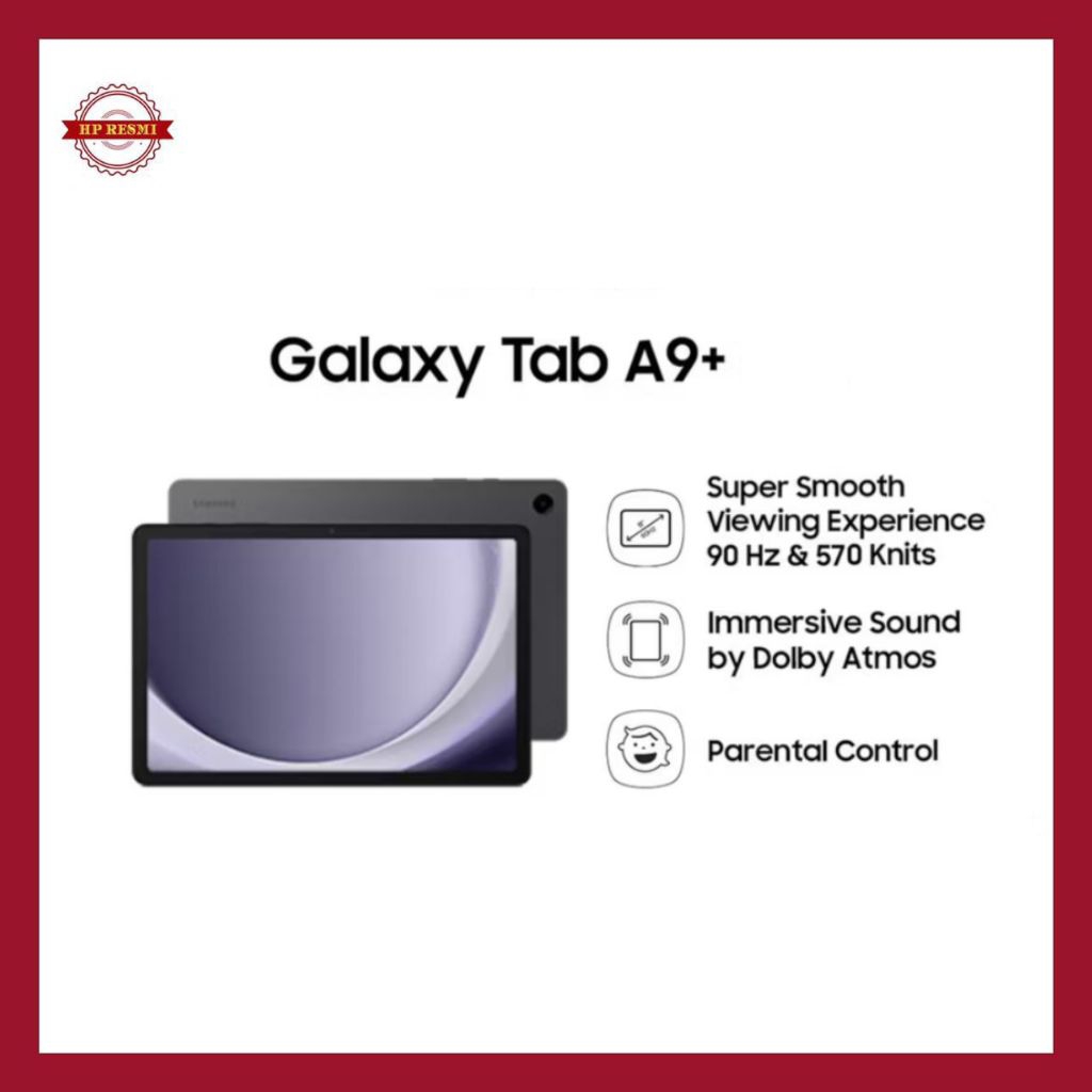 Samsung Galaxy Tab A9+ WiFi RAM 4/64 | 8/128 graphite Garansi Resmi Giá 4,799,000 Đồng*Miễn phí vận chuyển