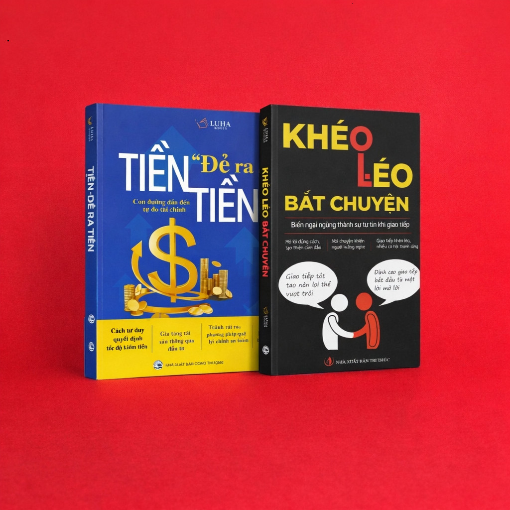 Sách - Combo 2 cuốn: Tiền đẻ ra tiền + Khéo léo bắt chuyện