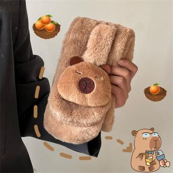 Sanhe capibala khăn mùa đông dày khăn choàng ấm chéo khăn