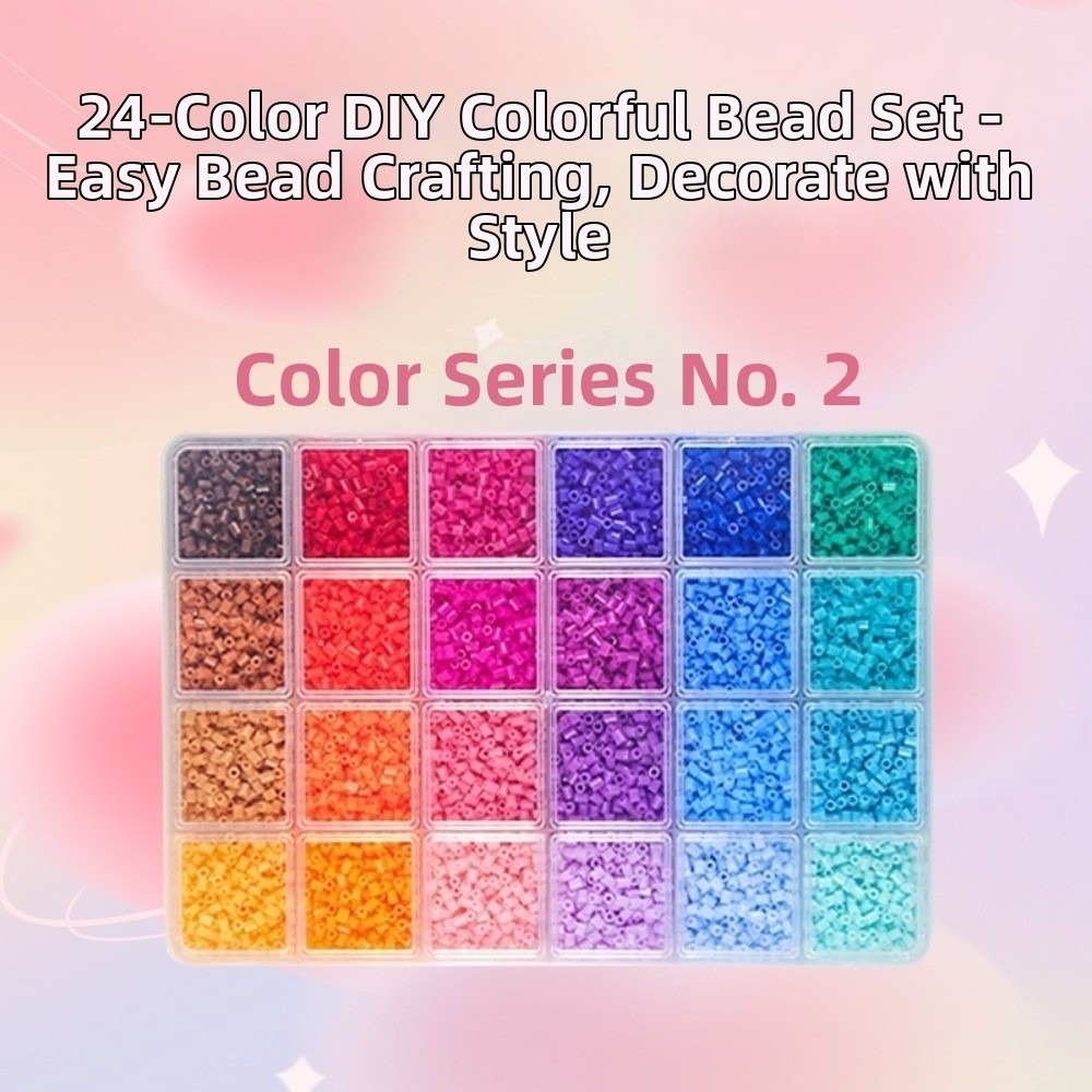 WAPKTY Handmade Crafts Decor Perler Hama Beads Kit DIY Make Puzzle 2.6mm Hama Beads Box Creative Premium Small Bean Melting Beads Kits Handmade Craft
