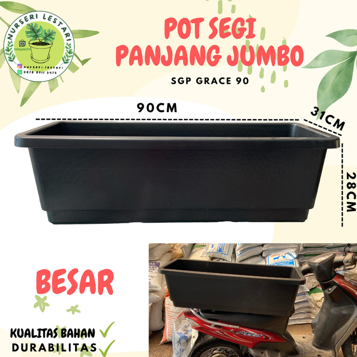 POT Persegi Segi Panjang Besar Jumbo SGP Grace 90- One Store