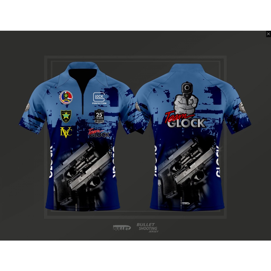 free custom-   CUSTOM NAME TEAM GLOCK 2024-2024 NEW 3D POLO SHIRT  (FREE CUSTOM NAME)