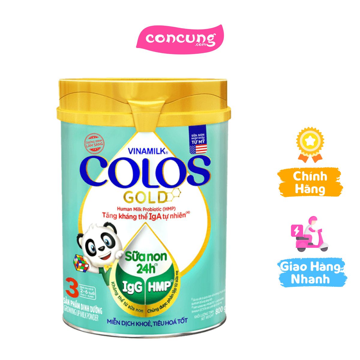 Sữa Vinamilk ColosGold số 3 800g 2-6 tuổi