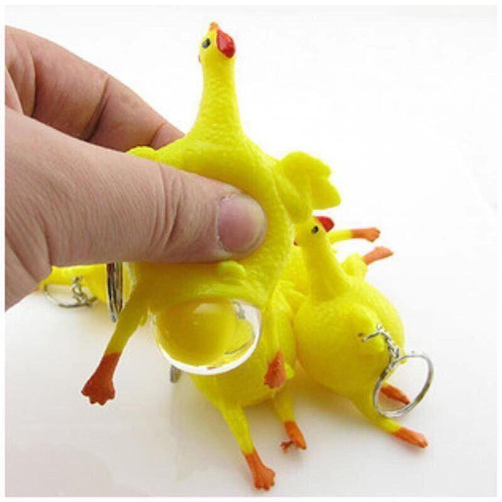 Móc khóa gà đẻ trứng vàng