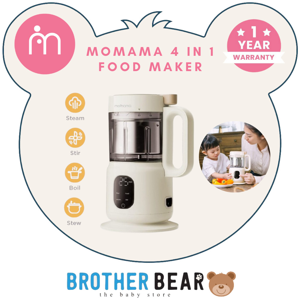 Momama 4 in 1 Minimix Food Maker / Food Processor | BROTHER BEAR