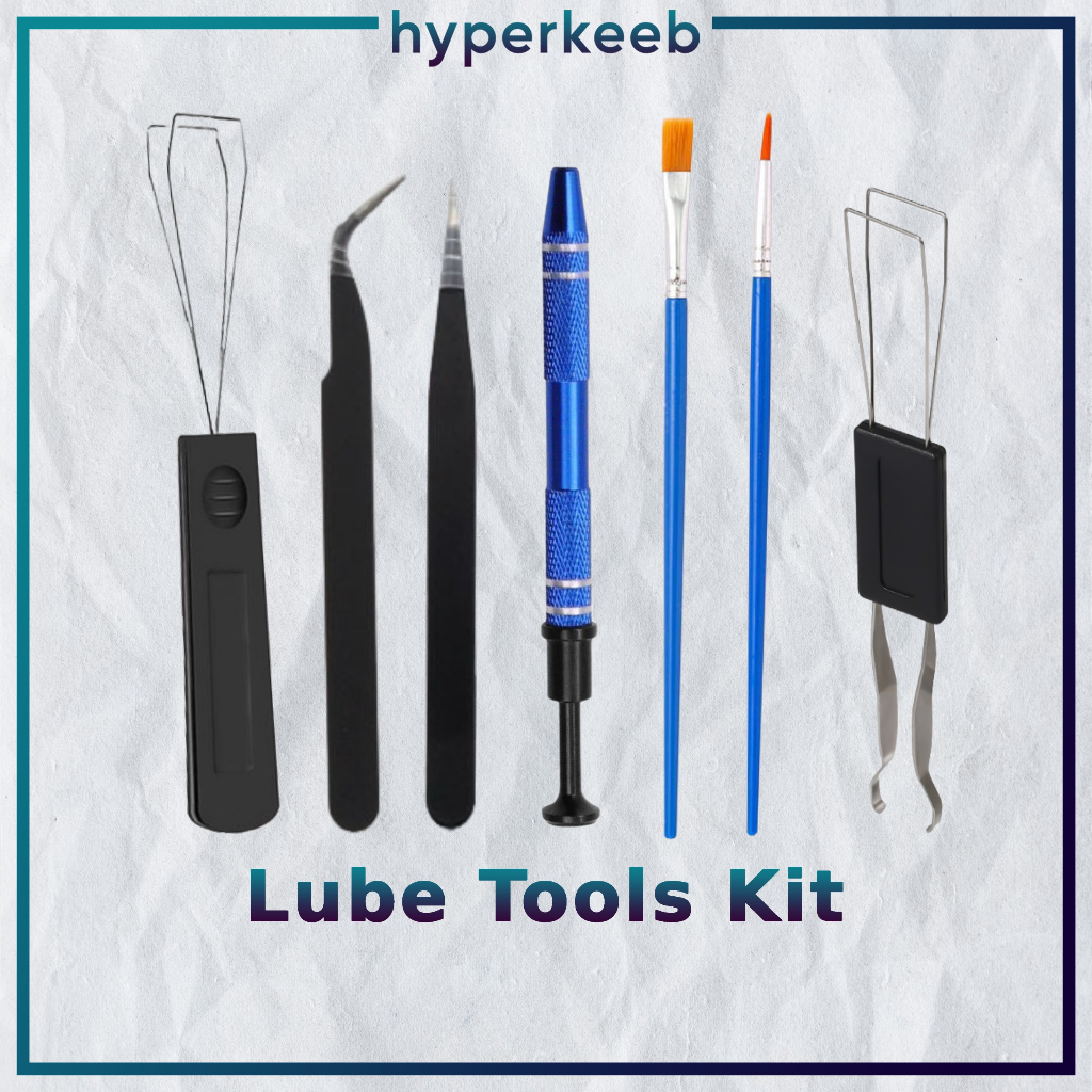 [TOOL] Bộ dụng cụ hỗ trợ lube switch, lube stab cho bàn phím cơ, lube tools kit | HYPERKEEB