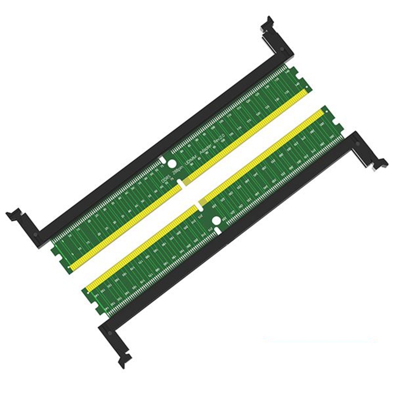 【Latest model】Short Expansion Board Included DDR5 U-DIMM 288Pin RAM Memory Test Card Adapter 2PCS DDR5 Memory Protection Card