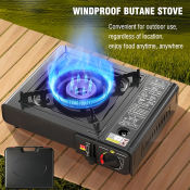 Portable Butane Stove with Case - Ideal for Camping & Emergencies