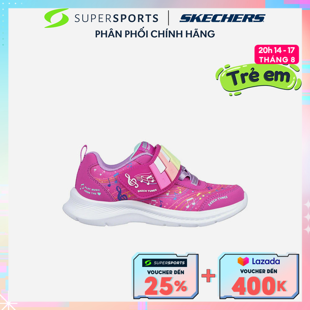 Skechers giày sneaker bé gái jumpsters 2.0 302219l-hpmt