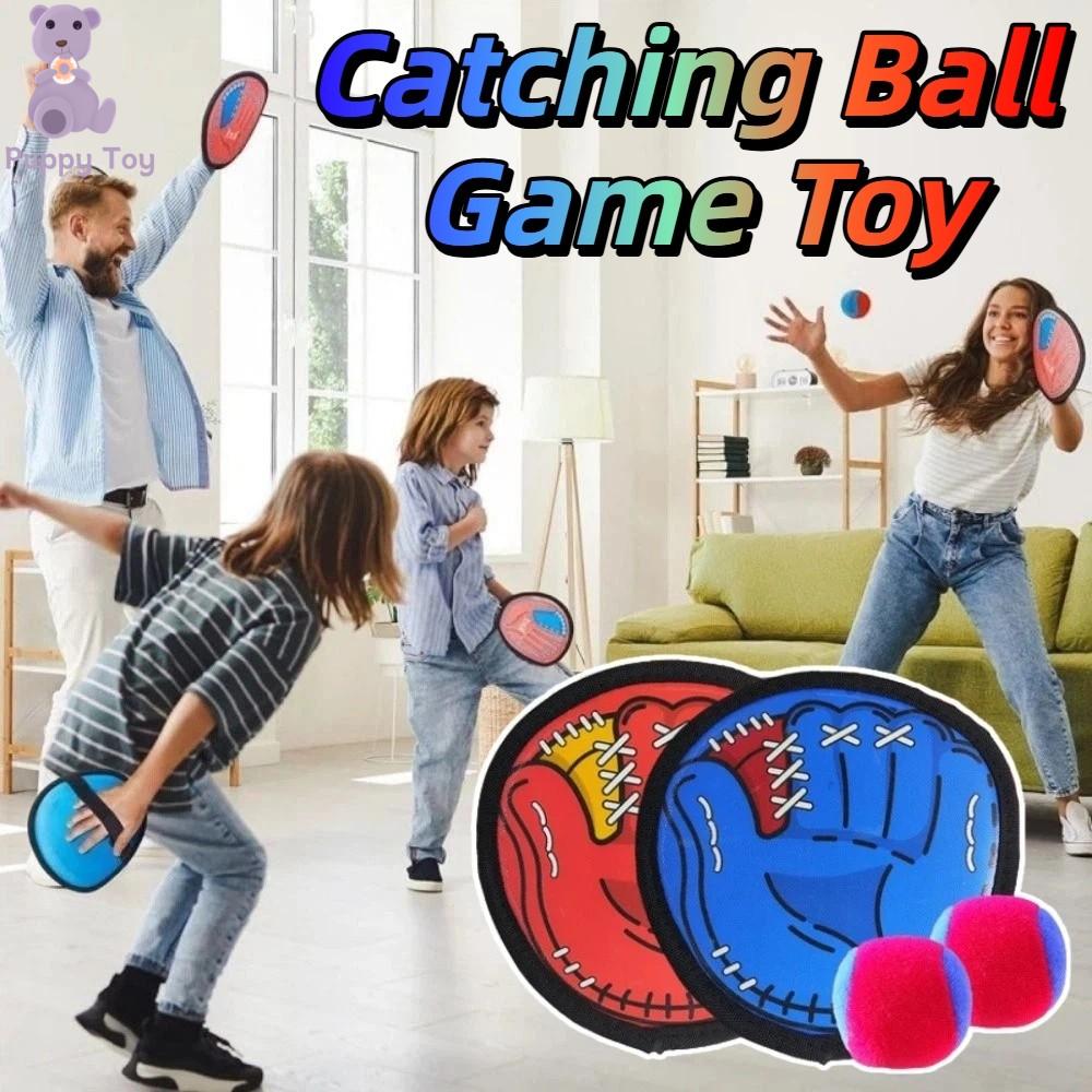 TESDFD Đầy màu sắc Đồ chơi trò chơi bắt bóng Vợt bóng Sáng tạo Đồ chơi ném bóng Quà tặng Câu cá tái sử dụng Đồ chơi tương tác giữa cha mẹ và con cái Đồ chơi thể thao ngoài trời