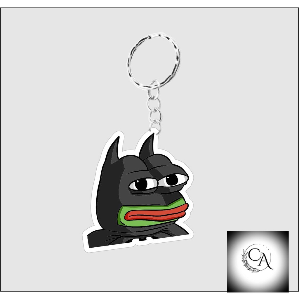 Móc khoá mica ếch xanh Pepe các cảm xúc