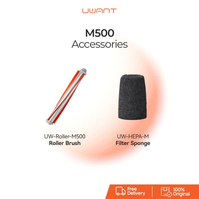 UWANT M500 ROLLER BRUSH AND FILTER SPONGE ACCESSES Giá 720,000 Đồng*Miễn phí vận chuyển