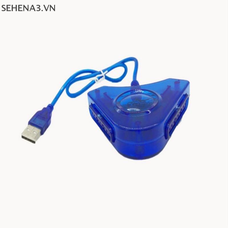 SEHVN USB Dual Player Converter Adapter Cable For PS2 USB Game Controller
