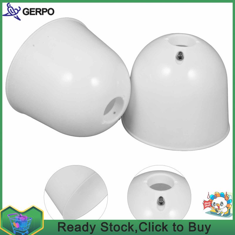 Gerpo 2 Chiếc Quạt Trần Phụ Kiện Nhựa Tán Quạt Trần Bụi Thay Thế Quạt Trần Bảo Vệ Quạt Trần Nắp
