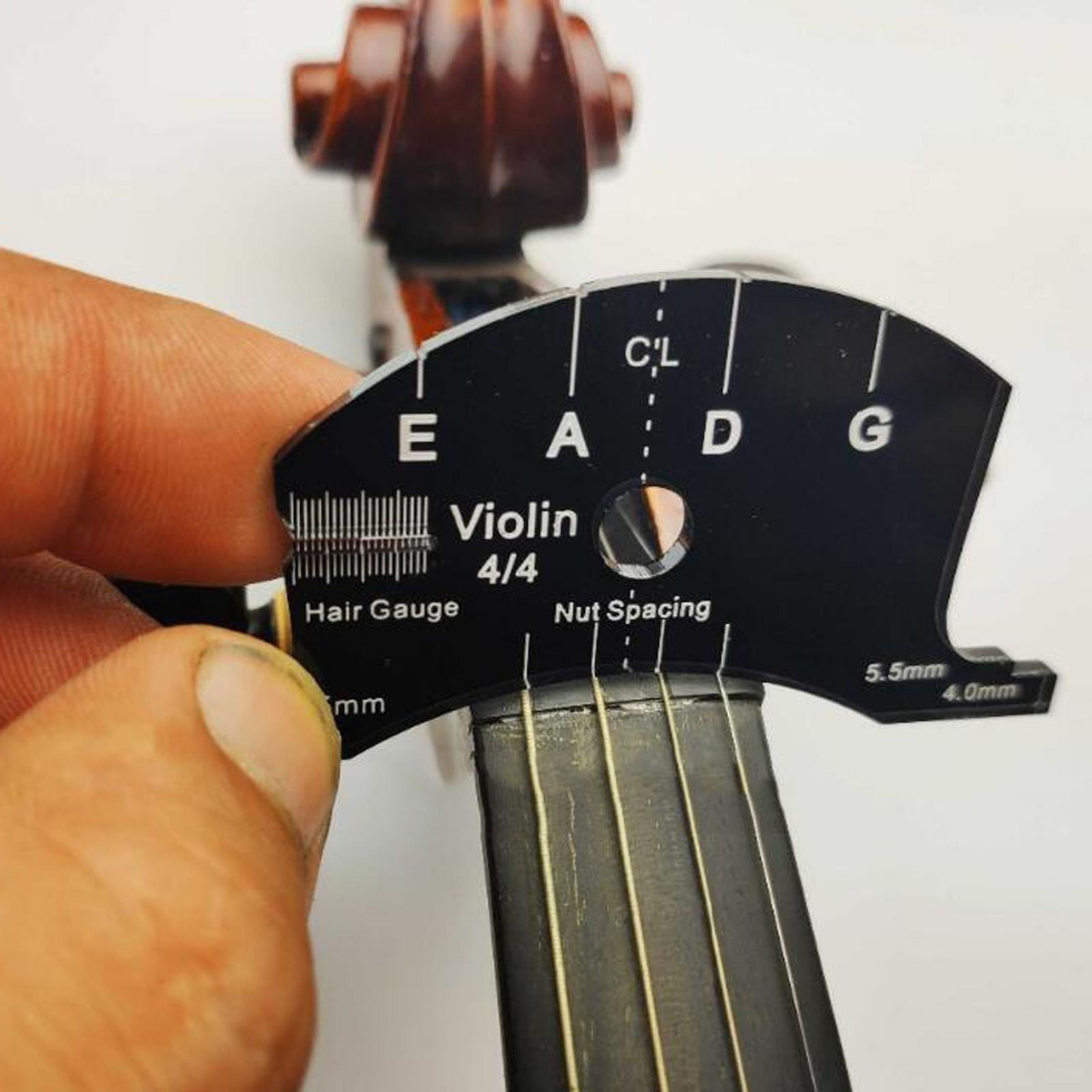Violin Bridge Mold Template Reference Repair for 1/2 3/4 4/4 Size Violins