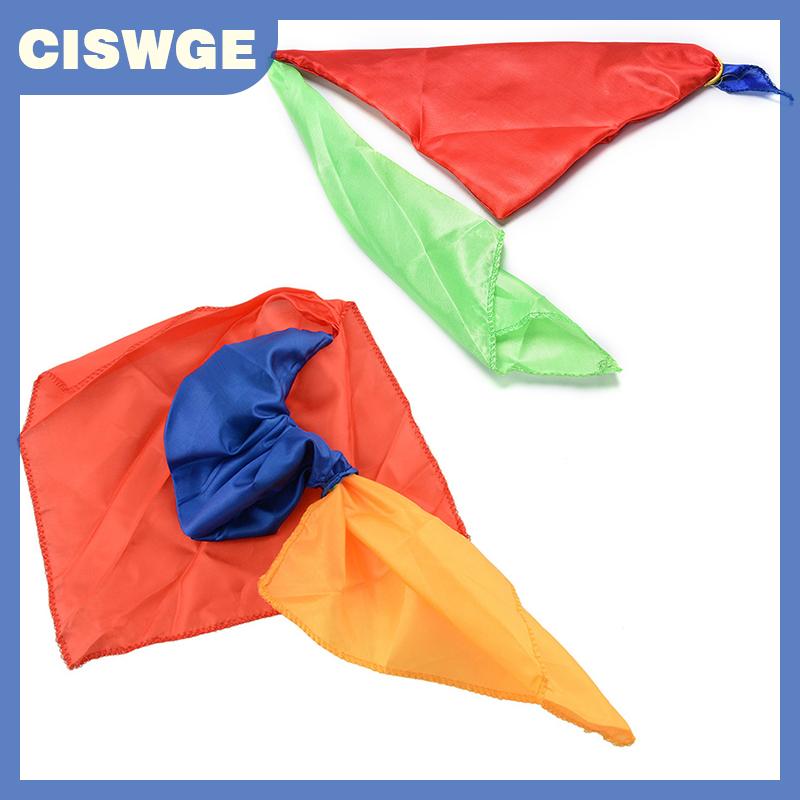 CISWGE 1 pcs thay đổi màu sắc lụa ma thuật Trick joke Đạo cụ ảo thuật cung cấp đồ chơi