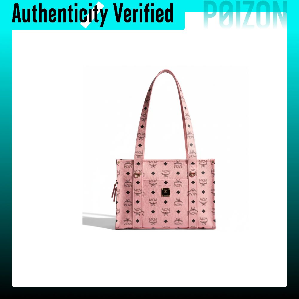 กระเป๋าสะพายข้าง กระเป๋าถือแฟชั่น MCM Aren Artificial Leather Tote Handbag, Small Women's สีชมพู MWTGSTA03PZ001 ราคา 41,696 บาท*ส่งฟรี