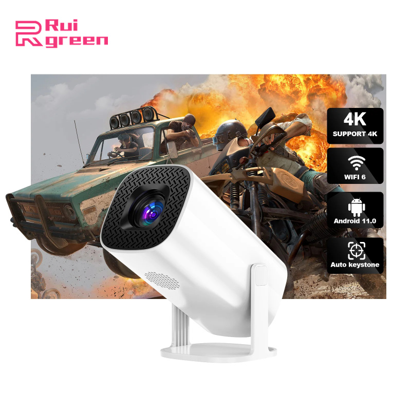 Portable Smart Projector WiFi Mini Projector HD Portable 4K Video Projector For Smart Phones Tablet Computer - ยี่ห้อ BellyLady ราคา 4,639 บาท*ส่งฟรี