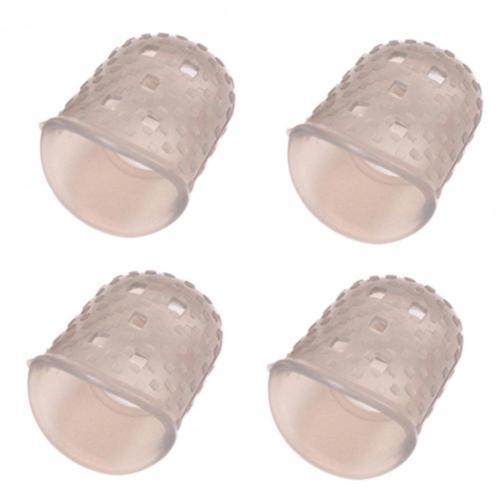 {: 》 4 chiếc đàn guitar đầu ngón tay bảo vệ Silicone Ống Đeo ngón tay Đàn guitar điện euclid thông dụng mã XS-L thoáng khí không ngột ngạt mồ hôi