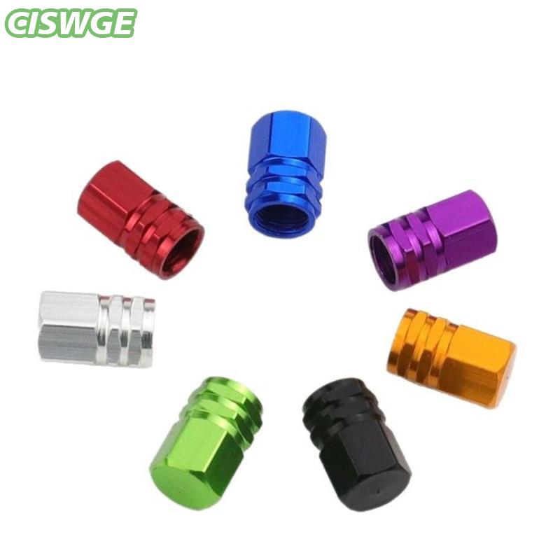 [CISWGE Auto] 4pcs Hợp kim nhôm xe bánh xe lốp van Mũ lốp rim STEM bao gồm airdust không thấm nước cho xe ô tô xe máy xe tải xe đạp Giá 13,668 Đồng*Miễn phí vận chuyển