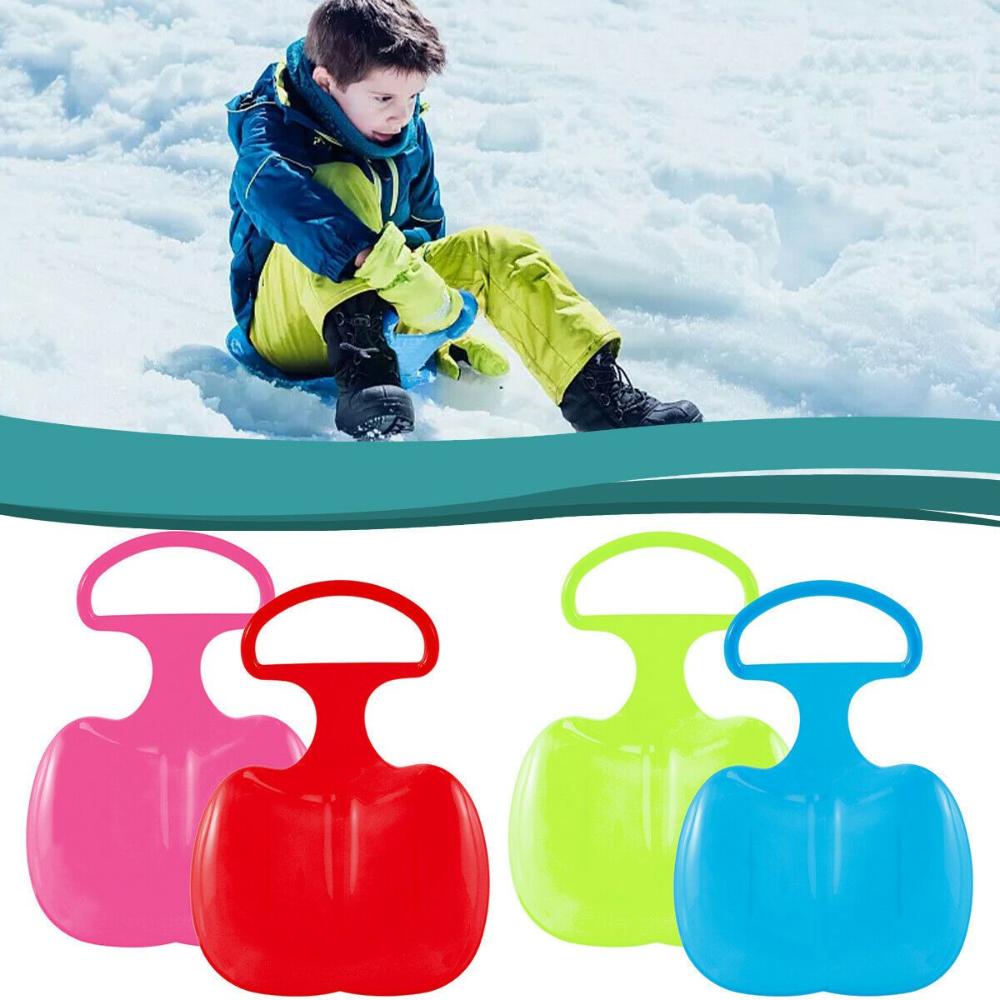 Okdeals nhựa với quai lớn xe trượt tuyết cát trượt luge trượt tuyết trẻ em trượt tuyết GE ván trượt tuyết
