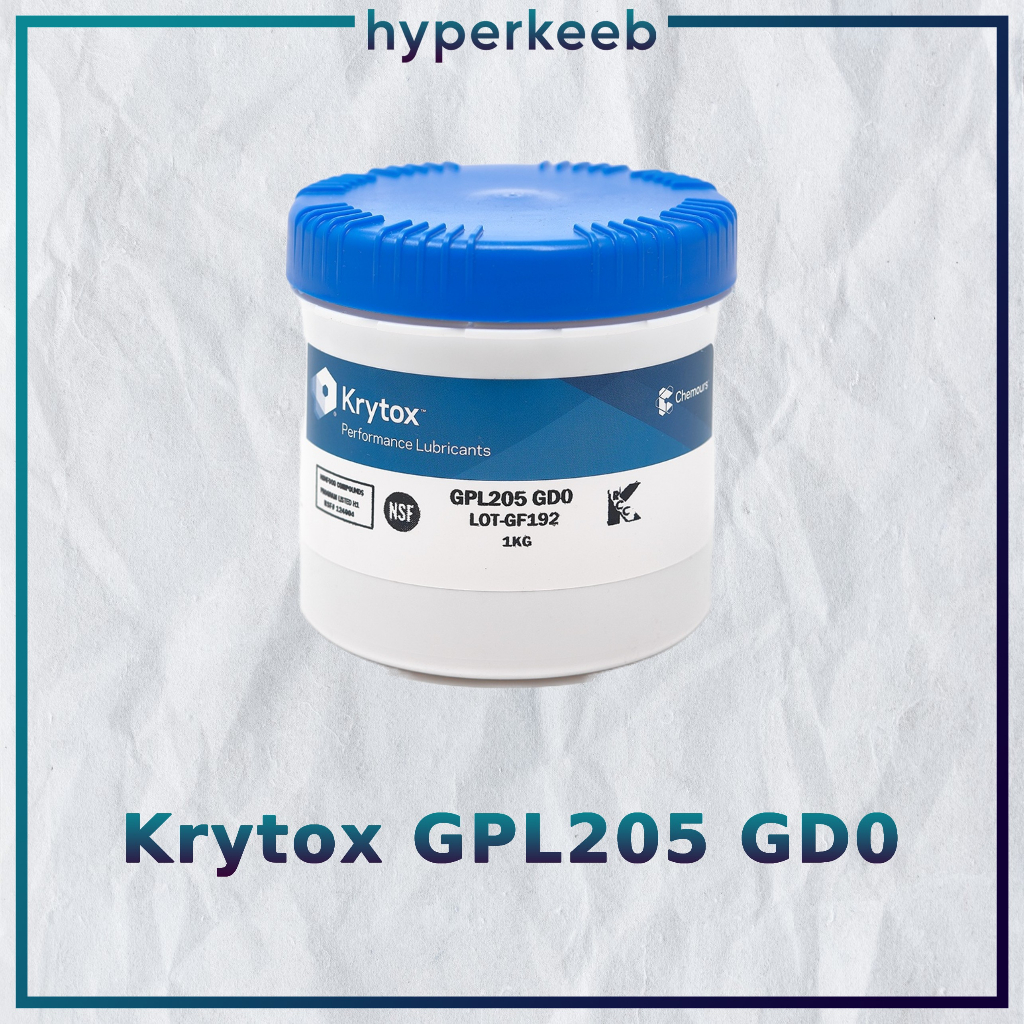 Dầu lube switch bàn phím cơ lube stab Krytox GPL205G0 chuyên dụng cho lube bàn phím cơ | HYPERKEEB