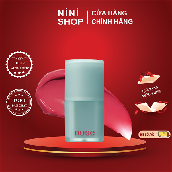 Son Kem Lì Thuần Chay Có Màu Nuse Mousse Liptual - ninishop