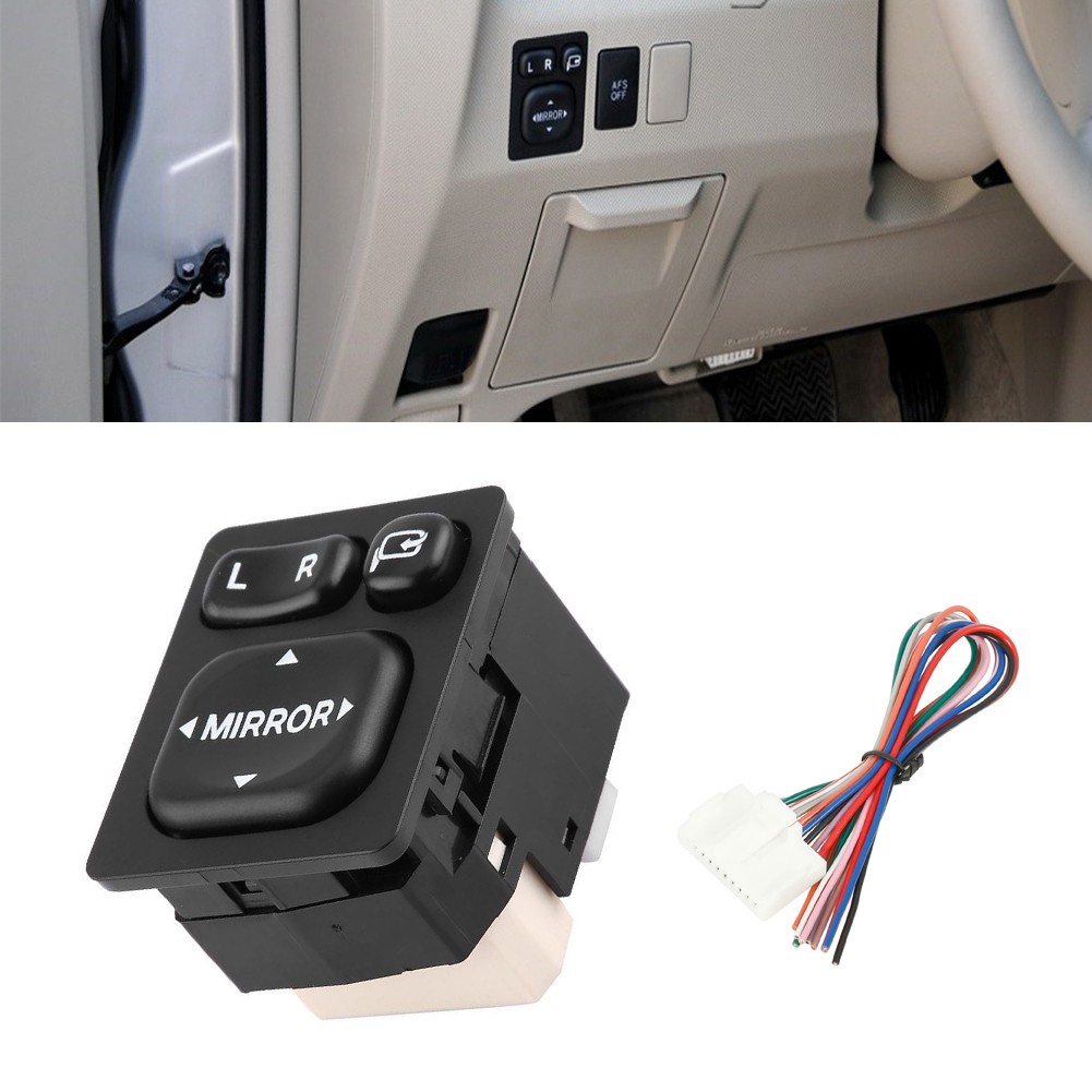 MileAuto New Black ABS Power Folding Mirror Switch for Toyota For Camry Outer Mirror Fast Delivery Giá 637,000 Đồng*Miễn phí vận chuyển