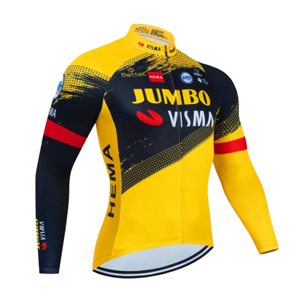  Áo đi xe đạp Cao Cấp Tay áo dài Áo áo quần đi xe đạp Mùa Thu Nhanh Khô Đua Đồng Phục Đội Xe đạp nam Quần Áo 