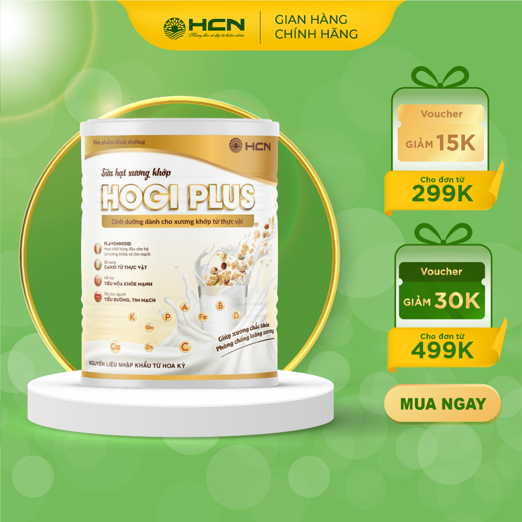 Sữa Hạt Xương Khớp 800gr - Dinh dưỡng dành cho xương khớp từ thực vật