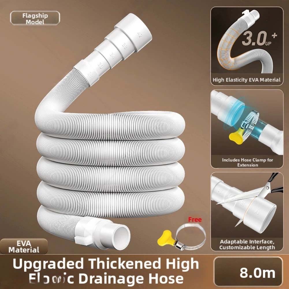 【Homestylish】 vật liệu EVA máy giặt vòi cắt theo chiều dài công cụ-Cài đặt miễn phí phong cách cửa hàng mới