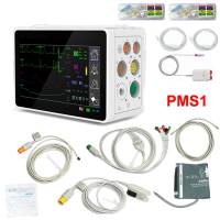 Sinohero Protable 5″ Touch Screen Smart Patient Monitor ICU Vital Signs Monitor 6 Parameters 5 Lead ECG NIBP SPO2 PR RESP TEMP