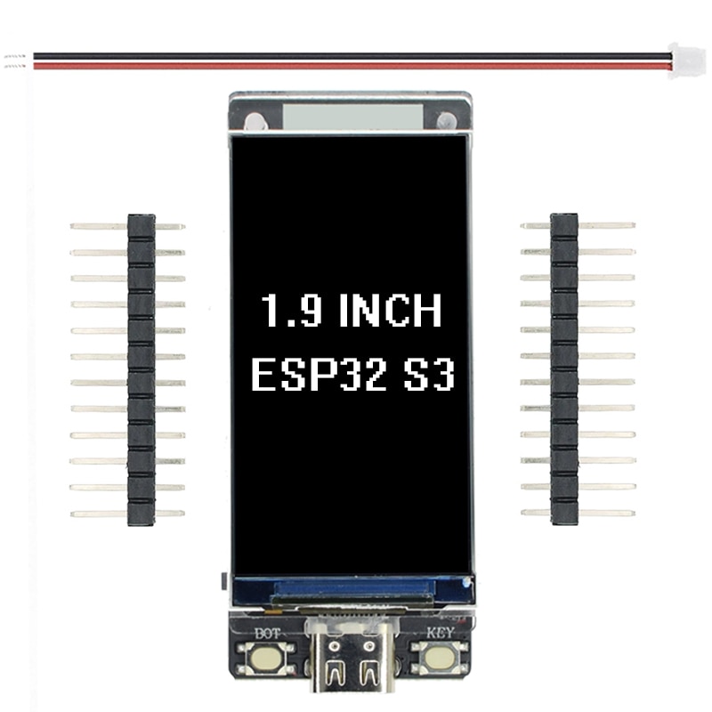 T-Display-S3 ESP32 S3 with 1.9 inch ST7789 LCD Display Development Board Bluetooth5.0 Wireless Module 170*320 Resolution