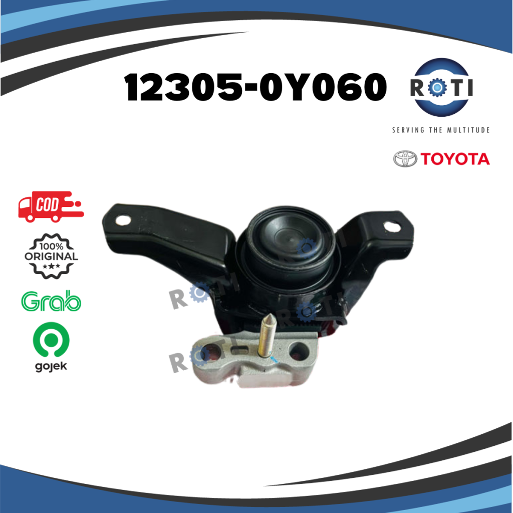 TOYOTA INSULATOR ENGINE MOUNTING KANAN SIENTA 12305-0Y060 GENUINE Harga 538,900 rupiah*Gratis Ongkir