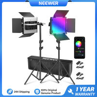 NEEWER Upgraded 660 PRO II RGB LED Video Light with App Control & Tripod Stand Kit