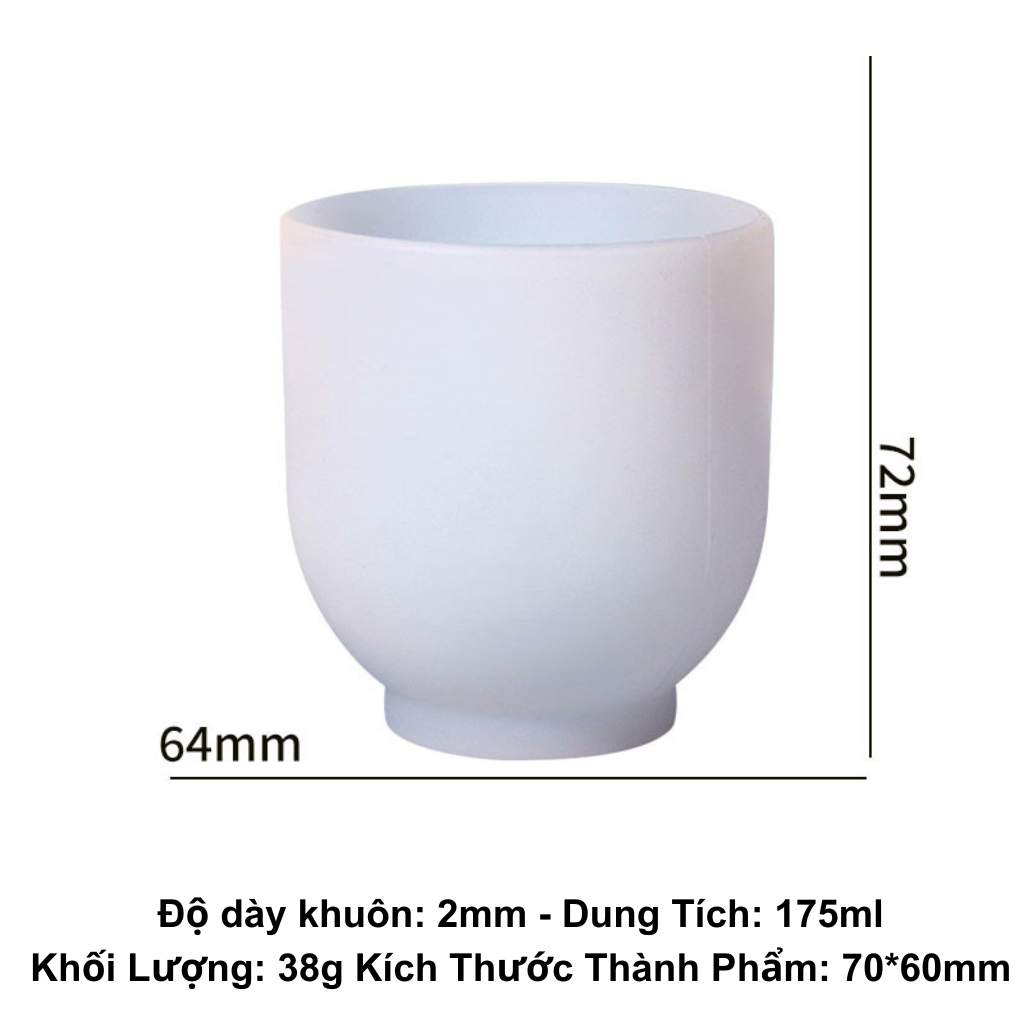 Khuôn Khối Trụ Cầu Làm Đèn Hoa Khô Bộ 5 Khuôn Silicone Đổ Keo Epoxy Lưu Giữ Hoa Cưới