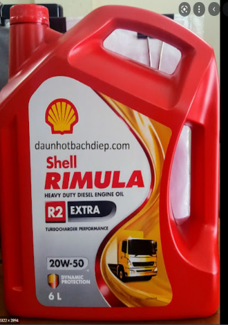 Shell Rimula R2 Extra CF-4 20W50 6 lÍt