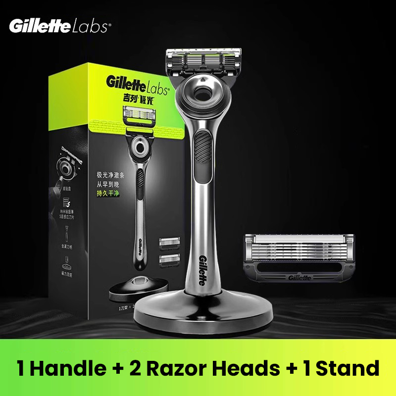 Gillette LABS Aurora Manual Shaver 5 -layer Drinks Non -Geelon Gravity Box Universal Heat -sensitive