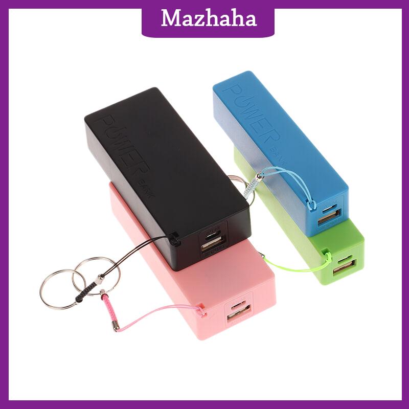 Mazhaha Điện thoại di động ngân hàng sạc pin gói cho trường hợp tự làm hộp Protable đầy màu sắc stroage hộp