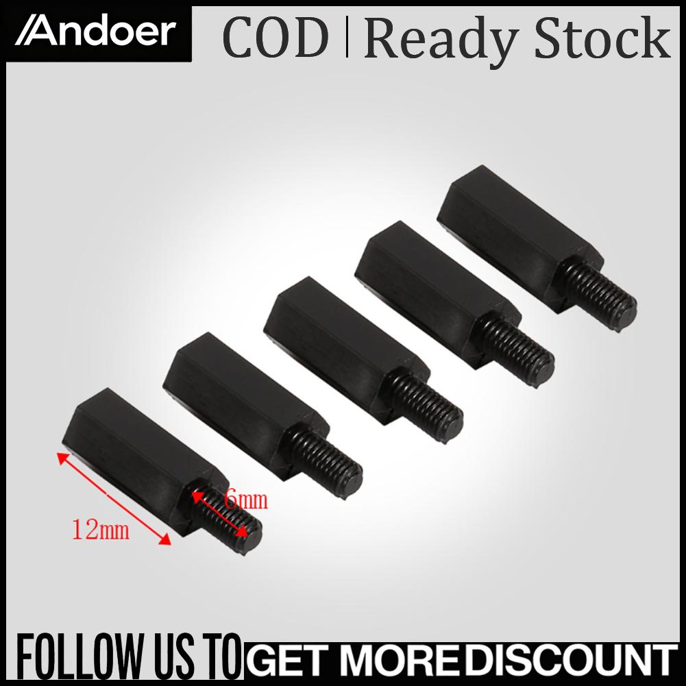 Andoer ฮาร์ดแวร์สปริง M2 M3 M4 ไนลอนหญิง Spacer Hex Nut สกรูสำหรับคอมพิวเตอร์เปลี่ยน ราคา 98 บาท*ส่งฟรี