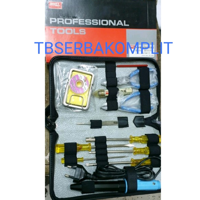 PROMO- GOOT TL10 TOOLKIT TOOLSET ALAT REPARASI SERVICE ELEKTRONIK TOOL SET -MEMBANGUN7 Harga 1,560,000 rupiah*Gratis Ongkir