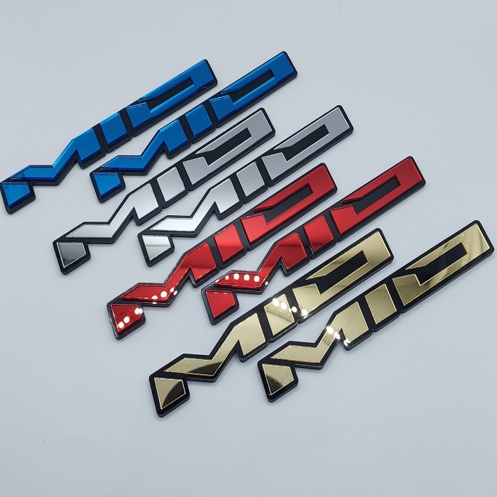 Emblem Akrilik Yamaha Mio Acrylic MIo J Sporty Soul Harga 31,200 rupiah*Gratis Ongkir