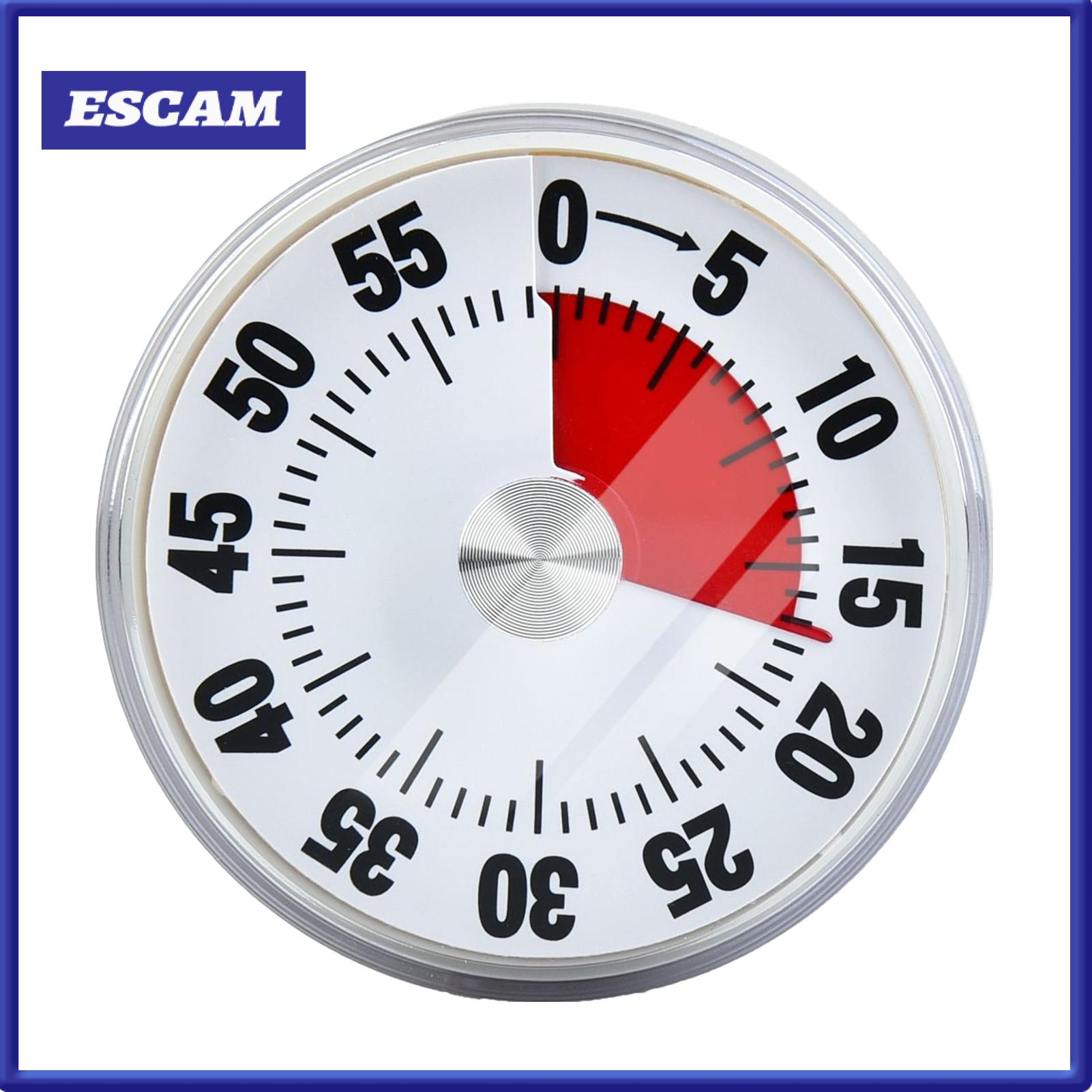 Norman Malthus Mechanical Kitchen Clock 60-minute Ring Reminder Timer Portable 60-minute Visual Timer with Cartoon Animal Print Loud Bell Reminder Mechanical Countdown Clock for Students and Teachers Time Management ราคา 171 บาท*ส่งฟรี
