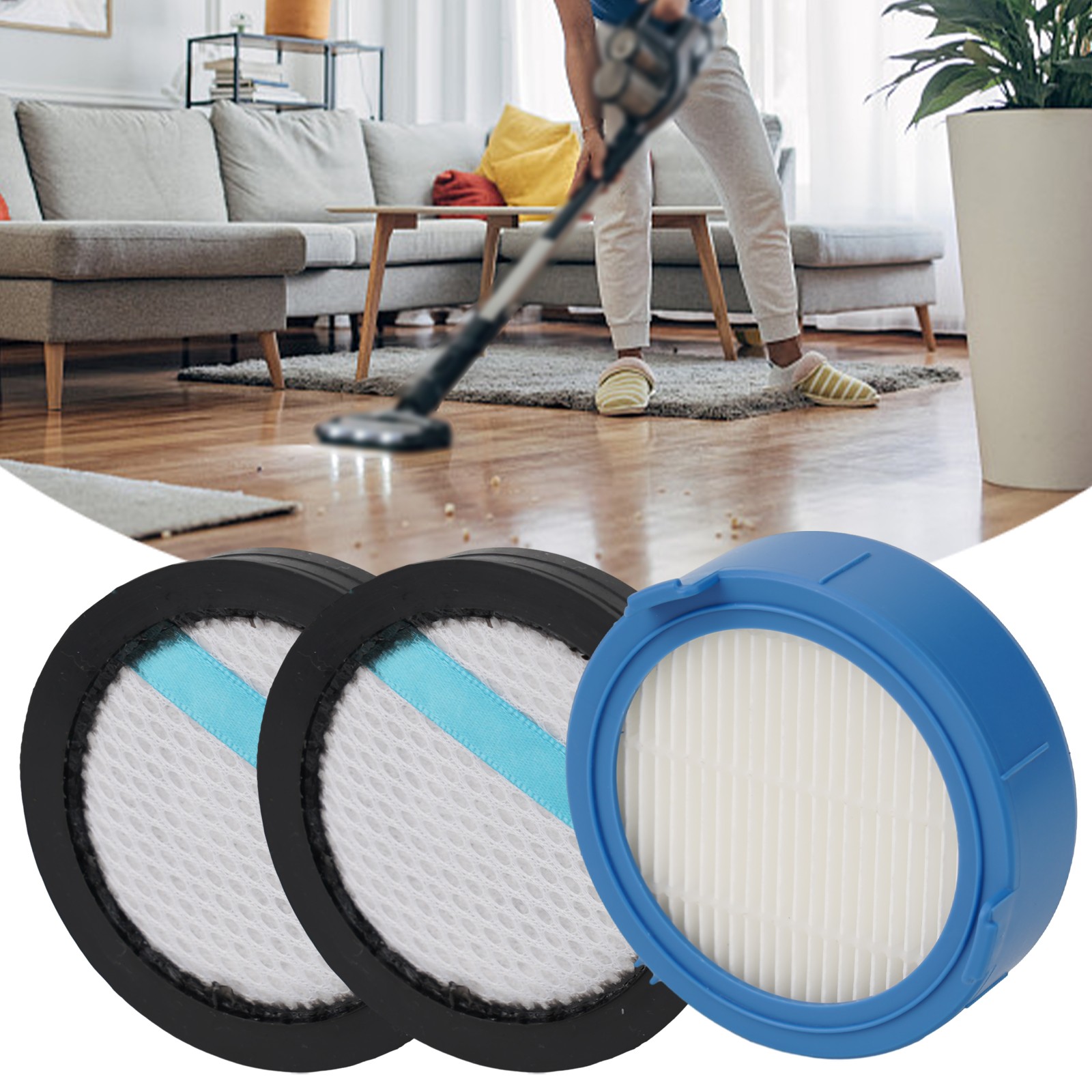2pcs Pre-Motor Filters +Filter 140205154010 For AEG For Electrolux For AEG ASKW4 ESKW4